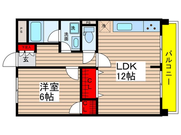 ハウスマローネの物件間取画像